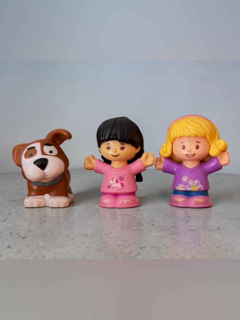 Lot of 3 Fisher-Price Little People Figures by Mattel